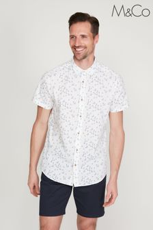 M&Co White Bird Print Shirt (U70477) | 34 €