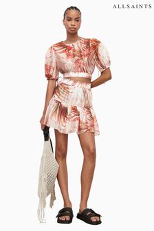 AllSaints Pink Mae Luar Skirt (U70923) | kr1,285