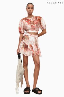AllSaints Mae Luar Pink Skirt (U70923) | €126