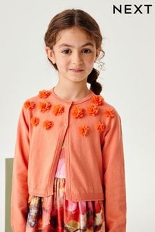 Orange Occasion Cardigan (3mths-14yrs) (U71152) | €10 - €15