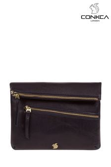 Conkca Flare Leather Clutch Bag (U71229) | NT$2,240
