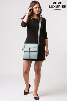 Pure Luxuries London Soames Leather Cross Body Bag (U71262) | HK$504
