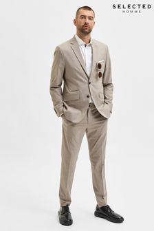 Selected Homme Nude Logan Slim Suit Trousers (U71334) | ₪ 303