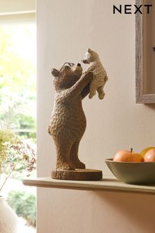 Brown Bertie and Baby Bear Ornament (U71584) | R451