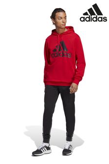 Червоний - Великий логотип Adidas Махровий спортивний костюм (U71833) | 2 426 ₴