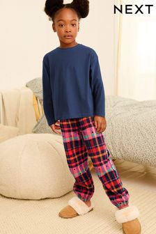 Multi Star Woven Check Pyjamas (3-16yrs) (U71875) | €15 - €20