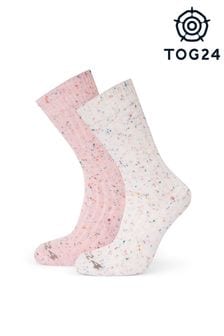 Tog 24 Pink Opora Trek Socks 2 Pack (U71903) | €31