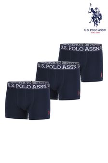 Set de 3 perechi de boxeri în cutie U.s. Polo Assn. albaștri (U72194) | 134 LEI - 160 LEI