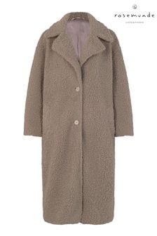 Rosemunde Brown Atmosphere Cosy Teddy Coat (U72262) | €162