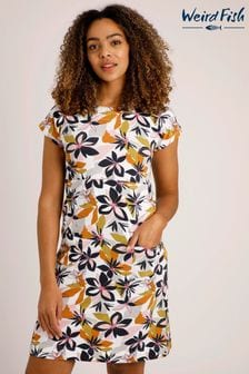 Weird Fish Tallahassee Organic Printed Jersey Dress (U72458) | 34 €