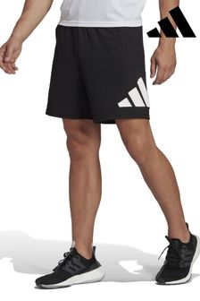 adidas Black Performance Train Essentials Logo Training Shorts (U72700) | $77