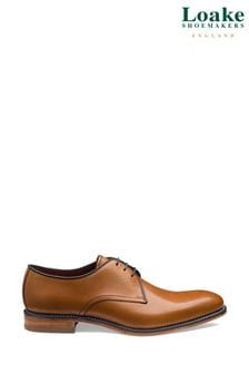 Pantofi derby Loake Drake Natural din piele lucioasă de vițel (U72725) | 1,302 LEI