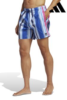 adidas Blue Striped Swim Shorts (U72871) | 47 €