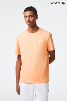 Lacoste T-Shirt mit Logo-Stickerei, Orange (U73603) | 74 €