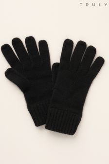 Truly Cashmere Black Gloves (U73841) | 58 €