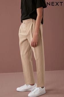 Neutral Pleat Front Trousers (3-16yrs) (U73853) | €28 - €36