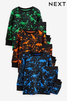 Pyjamas Black Snuggle Fit Long Nightwear Next Luxembourg