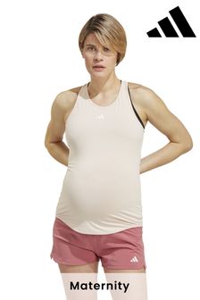 adidas Pink Maternity Aeroready Train Essentials Slim-fit Vest Top (U74084) | €15