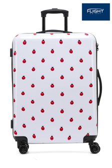 Flight Knight Large Hardcase Printed Lightweight Check In Suitcase With 4 Wheels (U74092) | €103