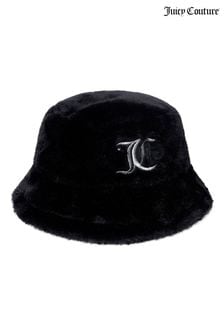 Juicy Couture Black Faux Fur Bucket Hat (U74177) | DKK152