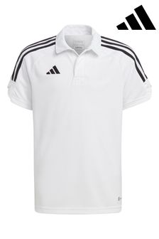 adidas White Performance Tiro 23 League Polo Shirt (U74442) | ₪ 116