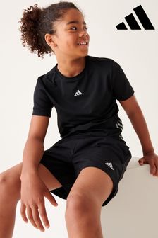 adidas Black Sportswear Running Aeroready 3-stripes Reflective T-Shirt (U74454) | 31 €