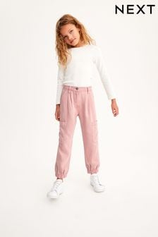 Pink TENCEL™ Cargo Trousers (3-16yrs) (U74467) | kr253 - kr320