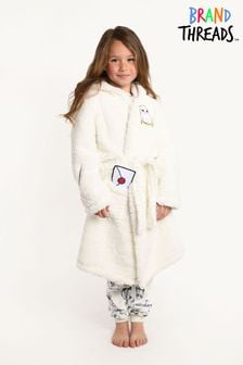 Brand Threads Cream Girls Hedwig Robe (U74552) | 43 €