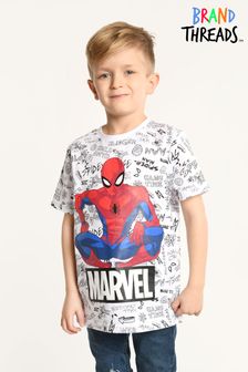 tricou pentru băieți Brand Threads Marvel Spiderman (U74555) | 72 LEI