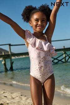 One-Shoulder Swimsuit (3-16yrs)