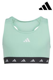Зеленый - Спортивный бюстгальтер Adidas Sportswear Aeroready Techfit (U74585) | €27