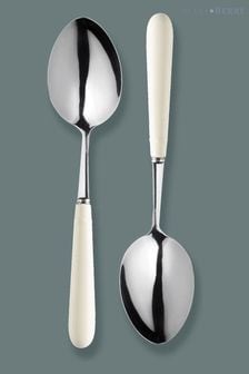 Mary Berry Set of 4 Ivory Signature Serving Spoons (U74649) | ₪ 171