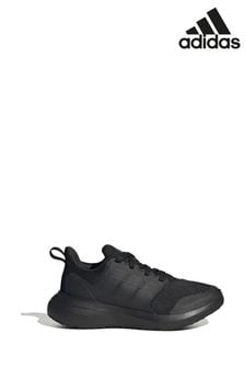 Czarny - Sznurowane dziecięce buty sportowe Adidas Fortarun 2.0 Cloudfoam (U74688) | 240 zł