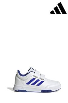 adidas White/Blue Hook and Loop Tensaur Hook and Loop Trainers (U74692) | $48