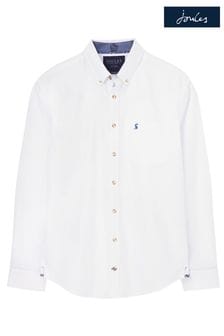 Joules White Classic Fit Coloured Oxford Shirt (U74852) | 54 €