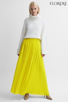 Florere Pleated Maxi Skirt (U74955) | $233