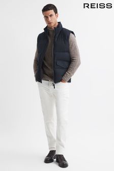 Reiss Navy Jets Quilted Sleeveless Gilet (U75016) | €312