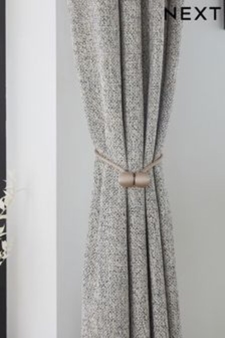 Champagne Set of 2 Magnetic Curtain Tie Backs (U75140) | $31