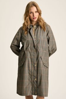 Joules Holkham Brown Packable Printed Raincoat (U75422) | €110