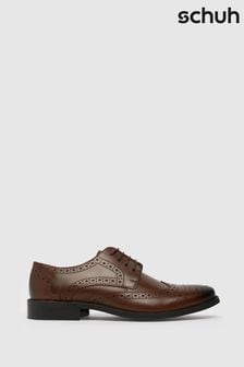Schuh Rowland Brown Leather Brogues (U75611) | R980
