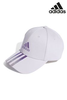 adidas Purple Baseball 3 Stripes Cap (U75740) | $35