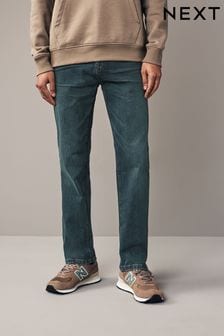 Dark Blue Tint Straight Coloured Stretch Jeans (U76152) | $42