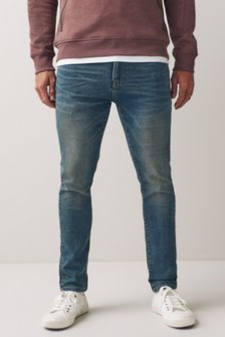 Blue Tint Skinny Ultimate Comfort Super Stretch Jeans (U76159) | $65