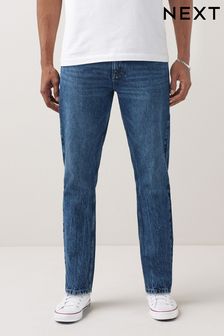 Синій - Soft Touch Автентичні жорсткі бавовняні джинси (U76216) | 861 ₴