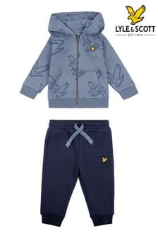 Sudadera con capucha con cremallera y pantalones de chándal para niño pequeño de Lyle & Scott (U76359) | 78 € - 85 €
