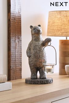 Bronze Bonnie The Bear Tealight Lantern (U77075) | $78