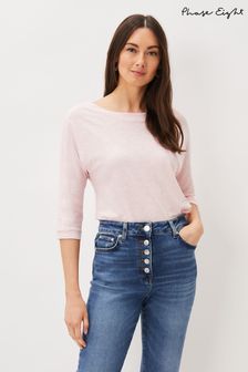 Phase Eight Pink Belle Scoop Neck Top (U77401) | AED194