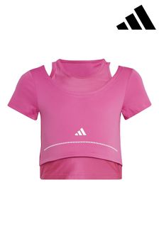 adidas Pink Junior AEROREADY HIIT Training T-Shirt (U77463) | €17.50