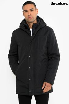 Threadbare Black Showerproof Mock Layer Raincoat (U77599) | BGN 173
