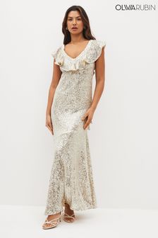 Olivia Rubin Silver Rex Sequin Maxi Dress (U77609) | 1,105 zł